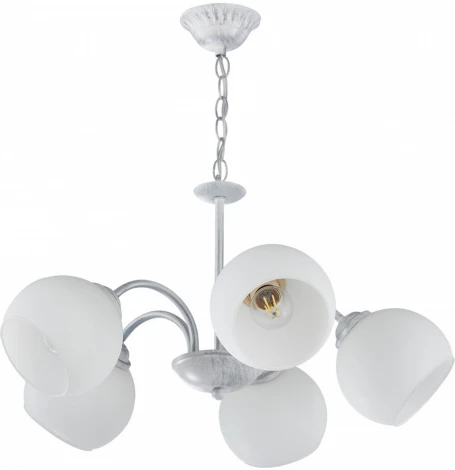 Подвесная люстра Arte Milano Amalfi-5010 335010/5 WT+SL (220V, на цепи)
