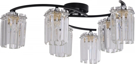 Потолочная люстра Rivoli June 1062-306 6хЕ27 60 Вт хрусталь