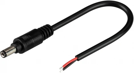 Коннектор выводной DC-MONO-2PIN-L150-M (JACK 5.5, LOCK) 032853 Arlight