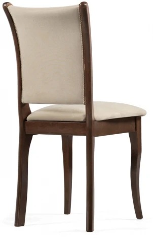 Деревянный стул Woodville Санати сливочный раф / темный орех 527068