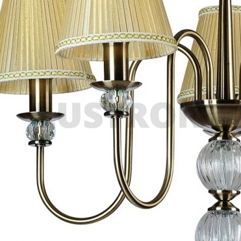 Подвесная люстра IDLamp 826 826/5-Oldbronze