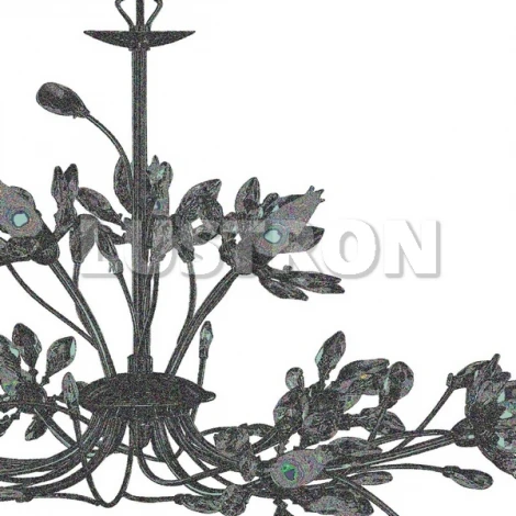 Подвесная люстра Arte Lamp Hibiscus A1882LM-9CC