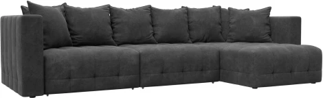 Диван угловой Лига-052 НПБ Лонг угол универсальный Лига Диванов (Велюр) арт.128831