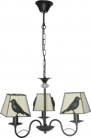 Подвесная люстра Toplight Donna TL7510D-03BL (220V, на цепи, птички)