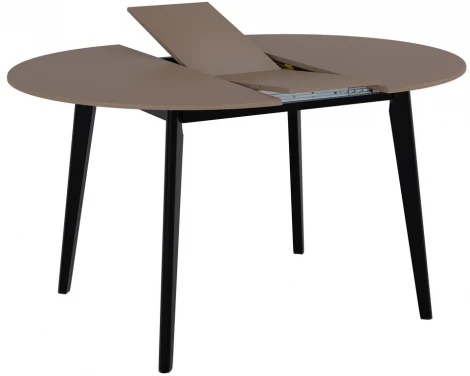 Стол Marcel круглый раскладной 110-140x110x76см, Кофе, чёрный Bradex Home RF 0019