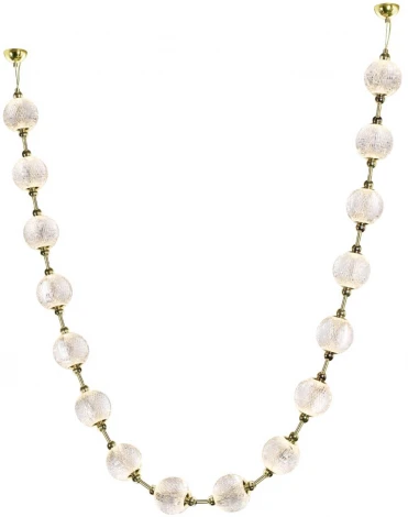 Подвесной светильник Odeon Light Crystal 5008/64L золотой/прозрачный/металл/акрил LED 64W (220V, шарики, бусы)