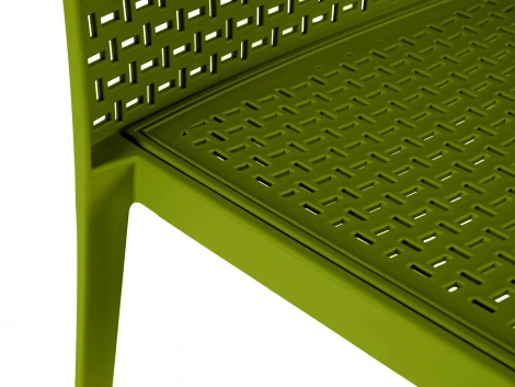 Комплект стульев Bottega 4 шт. ОГОГО Обстановочка! 966314 (Пластик/Зеленый)