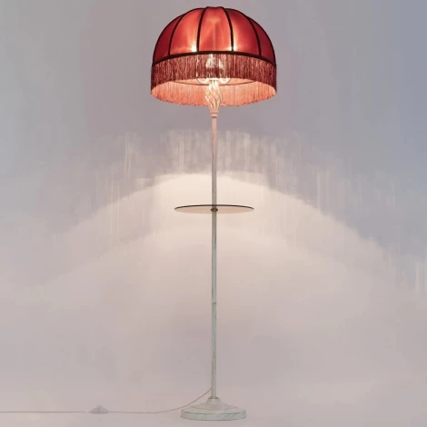 Торшер с полкой бахрома Citilux Базель CL407923T (220V, выключатель)