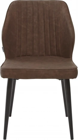 Стул SEATTLE RU-05 шоколадный, экокожа / черный каркас М-City