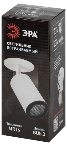 Спот встраиваемый ЭРА KL106 WH/BK KL106 WH/BK