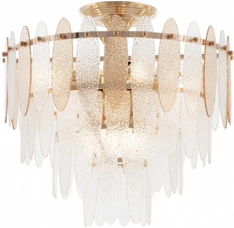 Потолочная люстра хрустальная на штанге Arte Milano Sorrento-1309 371309/6/40/400 GD (220V)