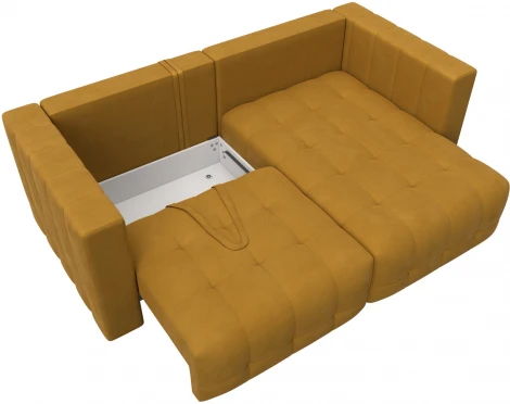 Диван угловой Лига-052 НПБ угол универсальный Лига Диванов (Велюр) арт.128808