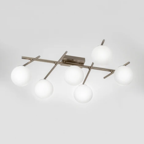 Потолочная люстра на штанге Citilux Dorsy CL223161 (регулировка яркости, LED, 220V, пульт управления, шарики)