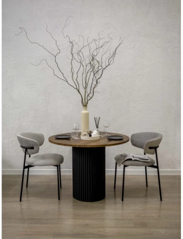 Кухонный стол Notta Барел (Металл,МДФ/Черный) арт.615170