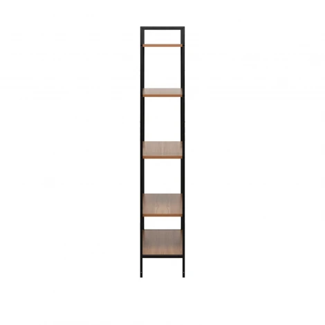 Стеллаж Leset Стилвуд 25 широкий, 5 полок 4687207095471 Металл, Черный