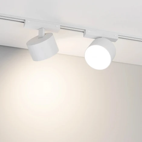 светильник магнитный MAG-VIBE-RONDO-R90-10W Warm3000 (WH, 110 deg, 48V) (Arlight, IP20 Металл) 044474