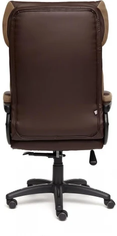 Кресло DUKE кож/зам/ткань, коричневый/бронза, 36-36/21 Tetchair 12905