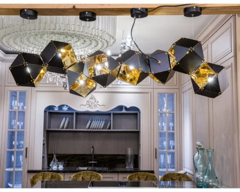 Подвесной светильник L'Arte Luce Welles L31208 black,gold (220V, на тросе)