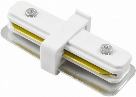 Коннектор прямой однофазный AM Group TRACK AM176V WH (220V)