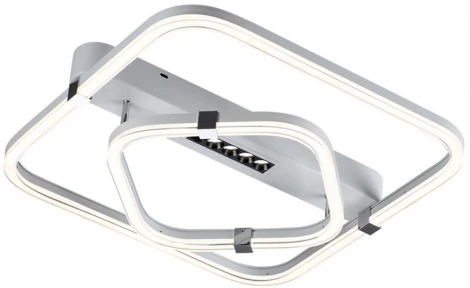 Потолочная люстра Sonex Trecky 7665/64LS пластик/белый LED 64Вт 3000-4000-6000K 545х505 IP20 пульт ДУ (220V)