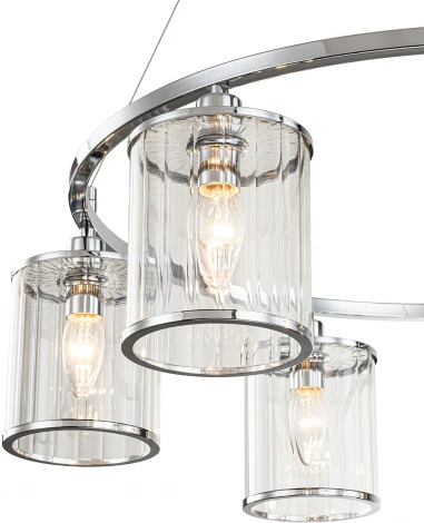 Подвесная люстра 13022/6P Chrome Indigo Dante V000407