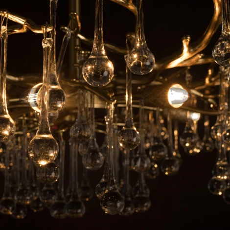 Потолочная люстра на штанге Loft It Coral 10351/800C AB (220V, ветки)