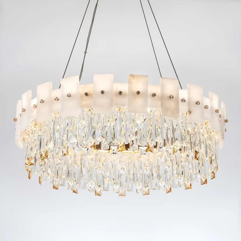 Подвесная люстра светодиодная с регулировкой цветовой температуры Modelux MODELUX ML.6980.600P GD