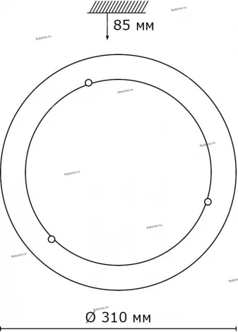 Настенно-потолочный светильник Sonex Riga 173