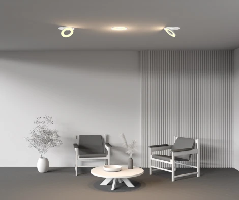 Встраиваемый светильник Maytoni Vector DL102-12W2.7K-W (LED, 220V, круглые)