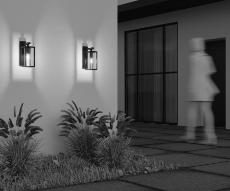 Настенный уличный светильник Maytoni Cell O452WL-01GF1