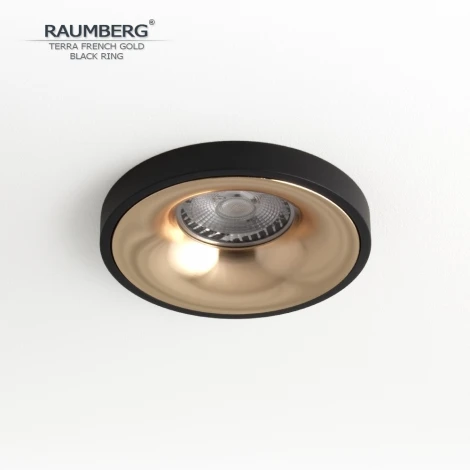 Встраиваемый светильник Raumberg TerraFGd\Bk French Gold\Black