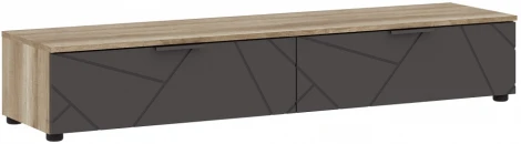 ТВ-тумба Woodville Диамо ТБ 03 софт графит / дуб каньон 546011