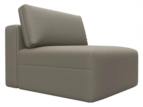 Модуль диван Лига-060 НПБ (ЛДСП,Брус,Фанера/Пластик/Экокожа/Бежевый) Лига Диванов 130072