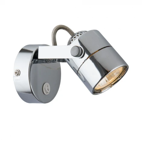 Спот Arte Lamp Lente A1310AP-1CC (220V, выключатель, круглые)