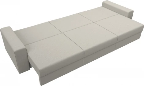 Диван прямой Майами Long (Бежевый/Рогожка) Лига Диванов арт.122679