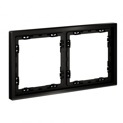 Рамка металлическая на 2 поста (антрацит) Voltum S70 Metal VLSM120212