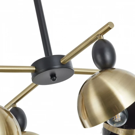 Потолочная люстра на штанге Arte Milano 271307/4 BK/GD (220V, шарики)