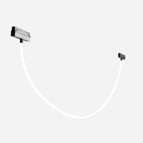 Светильник с гибким неоном трековый магнитный Crystal Lux Space CLT 0.33 018 24W BL 4000K (LED, 48V)