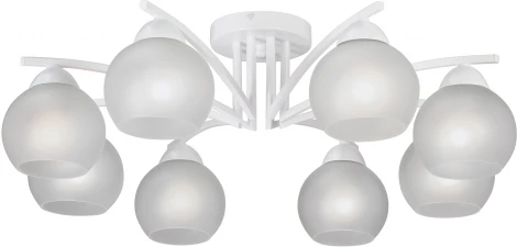 Потолочная люстра на штанге Vitaluce V4285-0/8PL (220V, шарики)