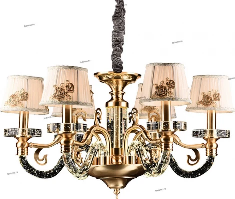 Подвесная люстра IDLamp Michel 404/6-LEDOldbronze