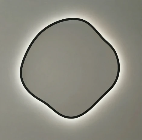 Organic M LED Black Зеркало в раме с подсветкой Art-Zerkalo SM127LBL 13945