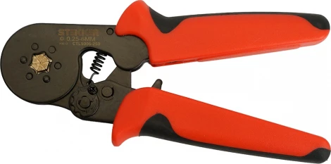 Кримпер для обжима штыревых втулочных наконечников 6 сегментов Stekker 49612