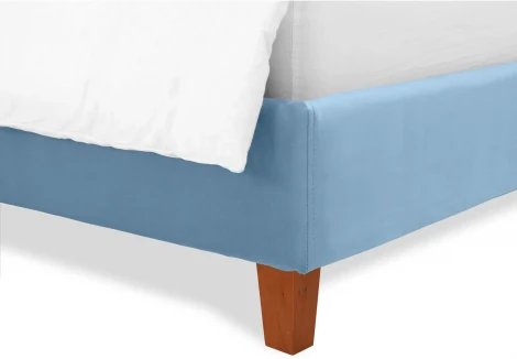 Кровать Queen II Sofia L 1600 ОГОГО (арт.577495), (Ткань/Голубой)