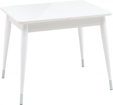 Стол обеденный раскладной 90-120*70 белый глянцевый Stool Group Сидней УТ000036217