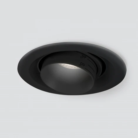 Встраиваемый точечный светильник Elektrostandard 9920 LED 15W 4200K черный (220V, круглые)