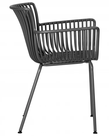 Набор 4 шт стул обеденный DOBRIN ROSS (темно-серый (GR-04) без подушки)