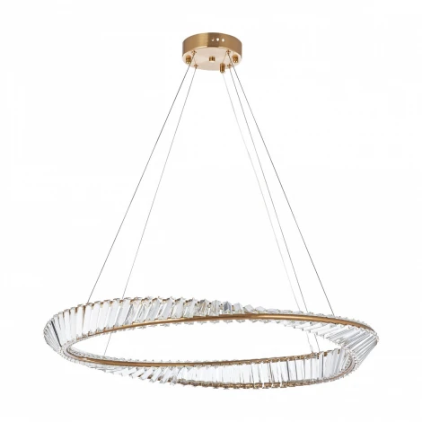 Подвесной светильник Arte Milano Venezia 318033/D800 BS (регулировка яркости, LED, 220V, хрусталь, пульт управления, на тросе, круглые)