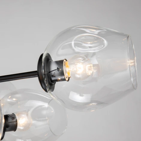 Потолочная люстра на штанге Favourite Recens 2626-8P (220V, шар, молекулы)