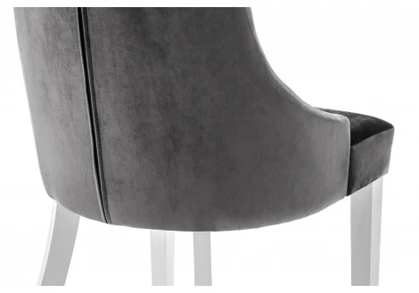 Стул Woodville Elegance white / fabric grey 11139