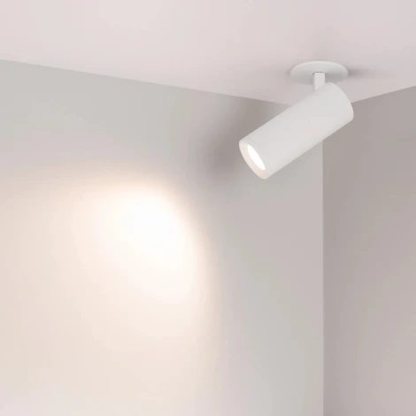 Встраиваемый спот LGD-ARTEMIS-BUILT-FLAP-R55-12W Warm3000 (WH, 8-80 deg, 230V) (Arlight, IP20 Металл) 051797 (LED)